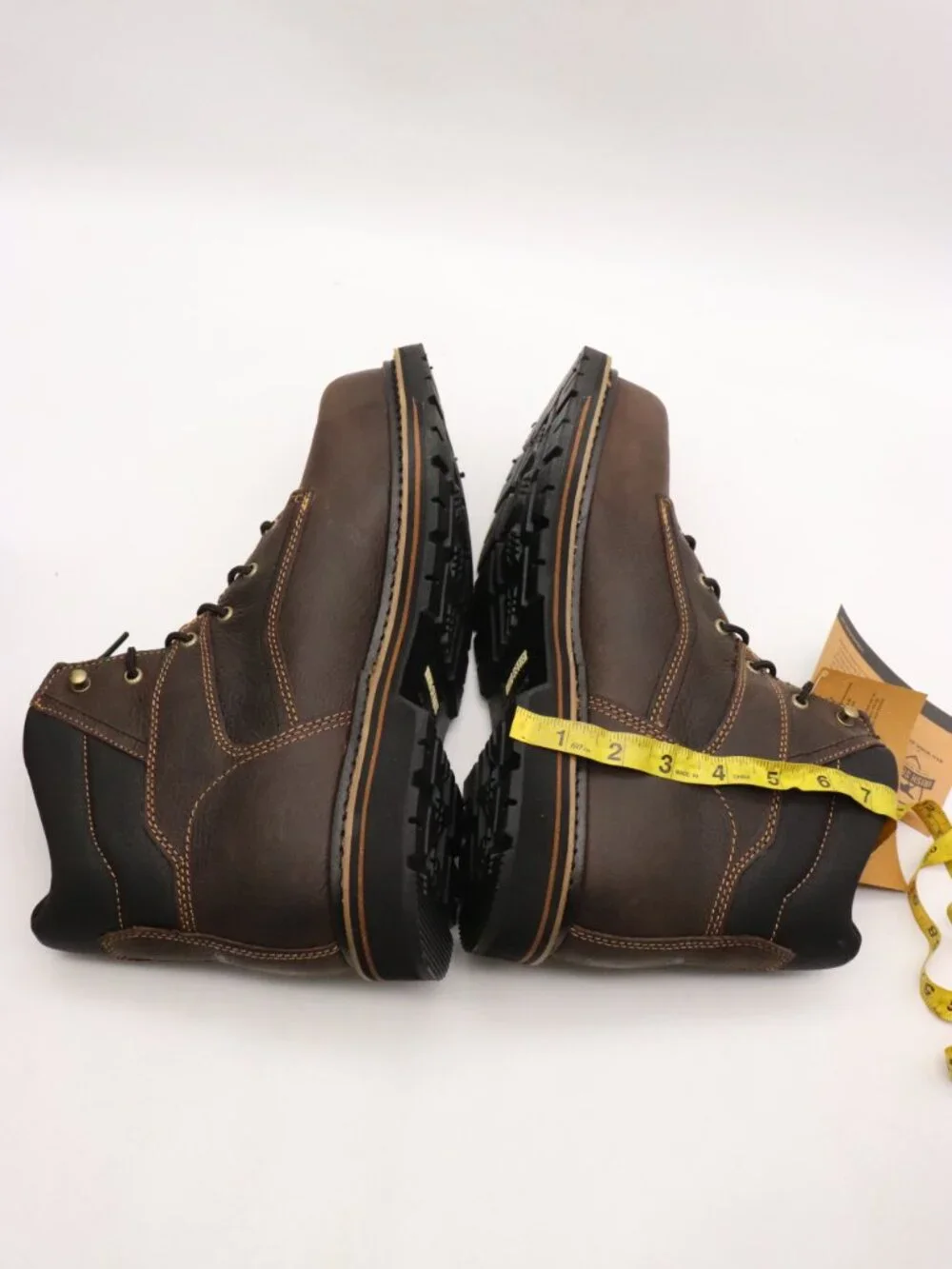New Irish Setter Kittson Work Boots Men's Sz 13 D Brown Leather Slip Resistant